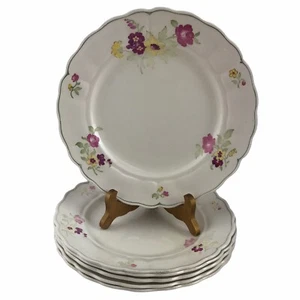 Lote de 6 platos de cena vintage Marlborough Royal Petal Grindley England U37 - Imagen 1 de 5