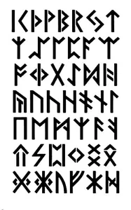 STENCILS CRAFTS TEMPLATES SCRAPBOOKING CELTIC RUNES STENCIL  A4 MYLAR - Picture 1 of 1