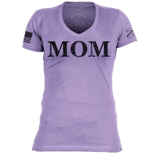 Grunt Style Women's Mom Defined V-Neck T-Shirt - Picture 1 of 8