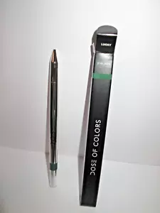 Dose of Colors Eyeliner with Built in Sharpener LUCKY Full Sz. Boxed Green - Picture 1 of 3