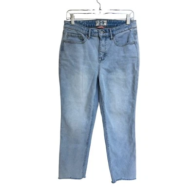 We the Free by Free People Curvy Straight Leg Jeans Frayed Hem Size 29 Short - Image 1 of 4