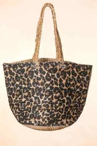 Handmade Leopard Print Fashion Tote Bag - Picture 1 of 3