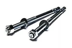 (5) 1/2"x8-1/2" Wedge Anchors - Zinc - Foto 1 di 1