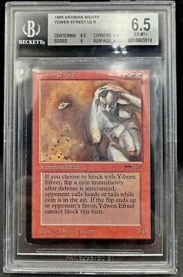 MTG Arabian Nights Ydwen Efreet BGS 6.5 EX-MT+ Magic the Gathering  - Image 1 of 3