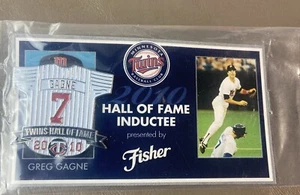 Greg Gagne Minnesota Twins HOF Induction Pin (New!) (2010 SGA) Rare! MLB - Picture 1 of 6