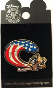  Disney Mickey Mouse Hangloose USA Flag Patriotic Pin - Picture 1 of 1