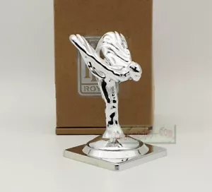 Rolls Royce Ornamento Mascota RR Resina/Metal Modelo Decoraciones Color Plata - Imagen 1 de 16