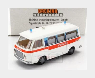 1:87 BREKINA PLAST Fiat 238 Minibus Ambulanza 1966 White BRE34415 - Immagine 1 di 2