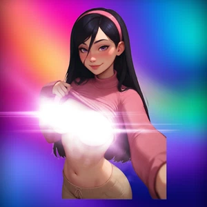 VIOLET PARR Sexy Waifu Weatherproof Anime Sticker 6" Car Decal - Picture 1 of 1
