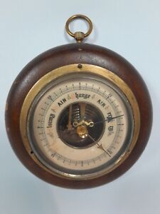 Vintage Lufft Barometer Wood Frame Weather Station C3 P321