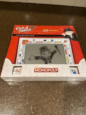 ETCH A SKETCH 60th Anniversary Monopoly Edition - LIMITED EDITION -  New in Box - Image 1 of 3