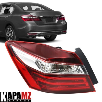 Luz trasera exterior izquierda del lado del conductor para Honda Accord Sedán 2016-2017 Foto 1 de 4