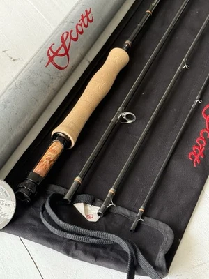 **HERMOSO** 🔥 SCOTT RADIAN 5wt. ¡¡FlyRod de 9 pies ~ 4 piezas!! 🔥~LEGENDARIO~🔥 Foto 1 de 4