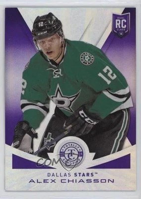 2013 Totally Certified Mirror Platinum Purple /35 Alex Chiasson #215 Rookie RC - Image 1 of 2