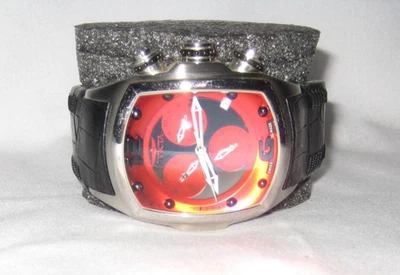 Invicta Red Face Lupah Men's Watch - Model 6095 - Date, Water Resistant - Image 1 of 4