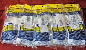 SET BESTEHEND AUS 5 Tauwerkquelle 333P-WA verdrehtes Nylonseil 50 Fuß weiß neu - Bild 1 von 2