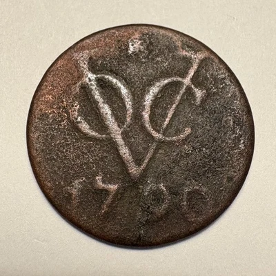 Moeda dos anos 1700 - Duit das Índias Orientais Holandesas FRETE GRÁTIS - Imagem 1 de 2