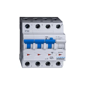 Schrack Interruttore LS-FI, Caratteristica C, 16A, 6kA, 30mA, 3+N, Tipo A (BO667816--) - Foto 1 di 1