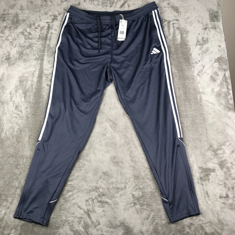 Adidas Track Pants 3 Stripe Tiro 23 GRAY Soccer Running IB8478 Men’s Large Tall