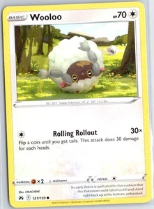 Pokemon Wooloo Crown Zenith Common #121/159 - Picture 1 of 2