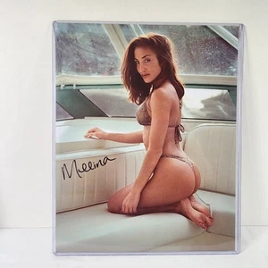 Melina F. Circuit Girls Hooters Hawaiian Tropic 8x10 Foto Model signiert F - Bild 1 von 2