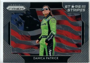 2019 Panini Prizm Racing NASCAR Stars and Stripes Insert #SS-9 Danica Patrick - Picture 1 of 2