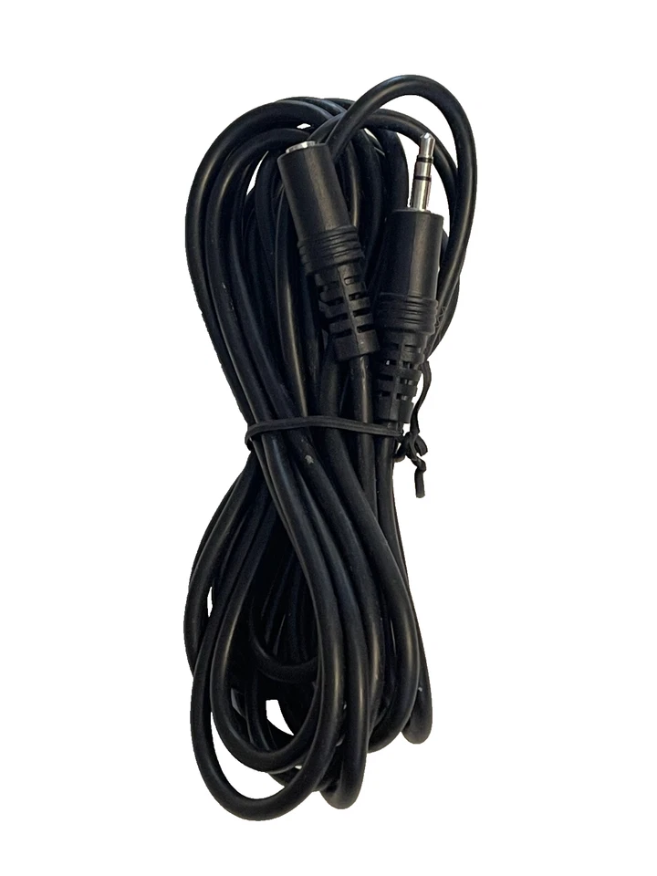 Audio Cable M/F 3.5mm - 15' - Black - Image 1 of 1