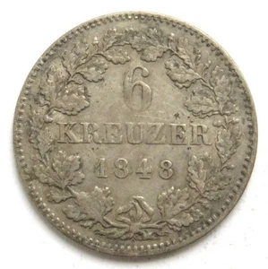 6 Kreuzer 1848, Bayern - Imagen 1 de 2