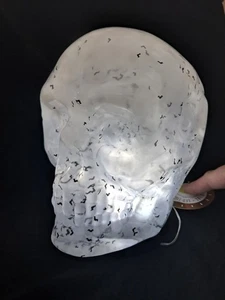 Eerie Charm Light Up Acrylic Waterglobe Halloween Lamp Skull Bats TikTok Viral - Picture 1 of 14