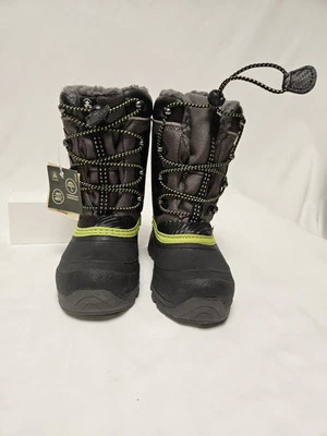 全新带标签 Kamik Luke 雪地冬季靴 儿童 男孩 12 码 青少年 大孩子 — 第 1/4 张图片