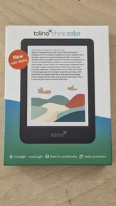 E-Book Reader ereader tolino shine color 16GB, wie NEU - Bild 1 von 6