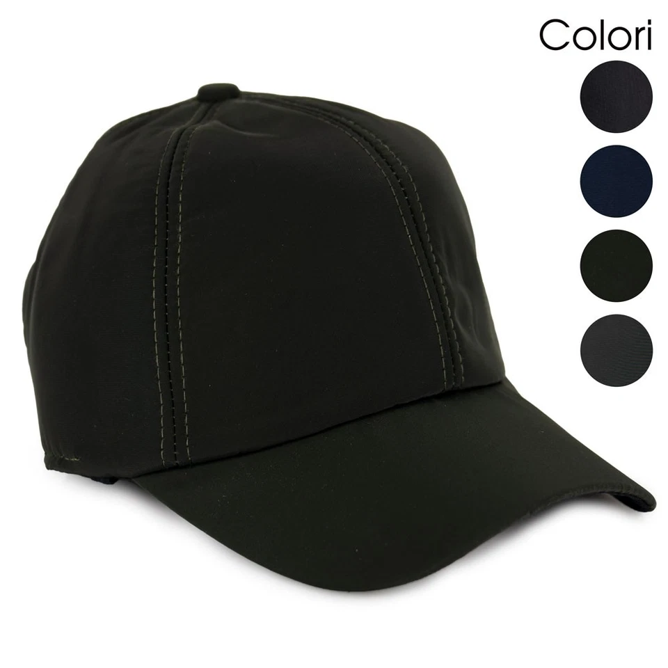 Cappello con visiera invernale a becco cappellino uomo berretto Baseball caldo - Immagine 1 di 3