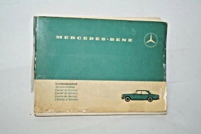 Vintage 1960`s Mercedes-Benz Original Service Manual Germany - Image 1 of 4