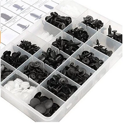 415 Pcs Push Pin Rivet Bumper Door Panel Clip Retainer Fastener For Ford Car Foto 1 de 4