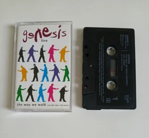 GENESIS LIVE THE WAY WE WALK VOLUME 2 TWO THE LONGS CASSETTE TAPE VIRGIN UK 1993 - Picture 1 of 1