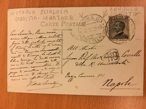 Autogrammkarte von Vittorio Scaloja - Bild 1 von 1