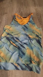 Oakley printed energy  Tank Top  Racerback Workout Activewear size s - Picture 1 of 2