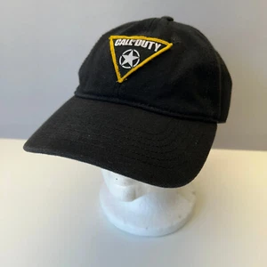 Call of Duty Strapback Dad Hat Black Yellow Patch Prestige Star FAST SHIPPING - Picture 1 of 5