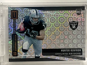2019 Panini Unparalleled Hunter Renfrow RC Las Vegas Raiders #235 Groove - Picture 1 of 2