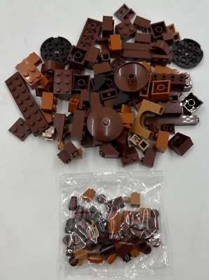 NEW LEGO Assorted Bulk Brick Pack: Brown - Image 1 of 2