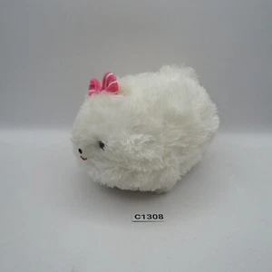 Fuwa Mofu Pometan C1308 White Dog Amuse Plush 6" Stuffed Toy Doll Japan - Picture 1 of 9