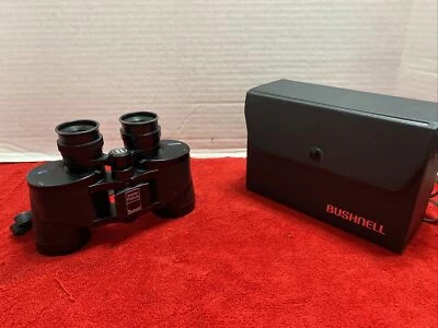Vintage BushNell Insta Focus Binoculars Sport View Wide Angle 7x35 With Case - Image 1 of 4