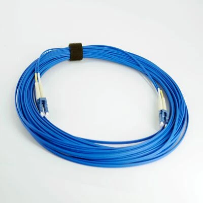 Glasfaser LWL Patchkabel 15m LC-LC Stecker blue 9/125 OS1/OS2 Duplex Singlemode - Bild 1 von 4