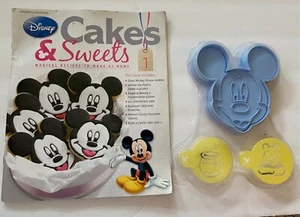 Disney Cakes & Sweets Magazine Vol. 1 Mickey Cookie Cutter Winnie Pooh Toppers - Picture 1 of 12