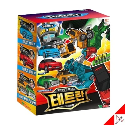 TOBOT 2025 Mini TETRAN Tamaño Pequeño 4-Mini Coche Transformador Robot Figura... - Imagen 1 de 4