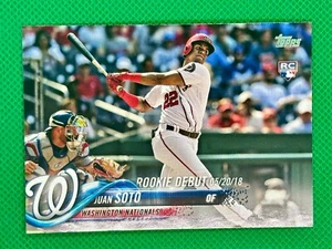 2018 Topps Update JUAN SOTO #US104 ROOKIE (RC) Nationals Debut - Picture 1 of 2