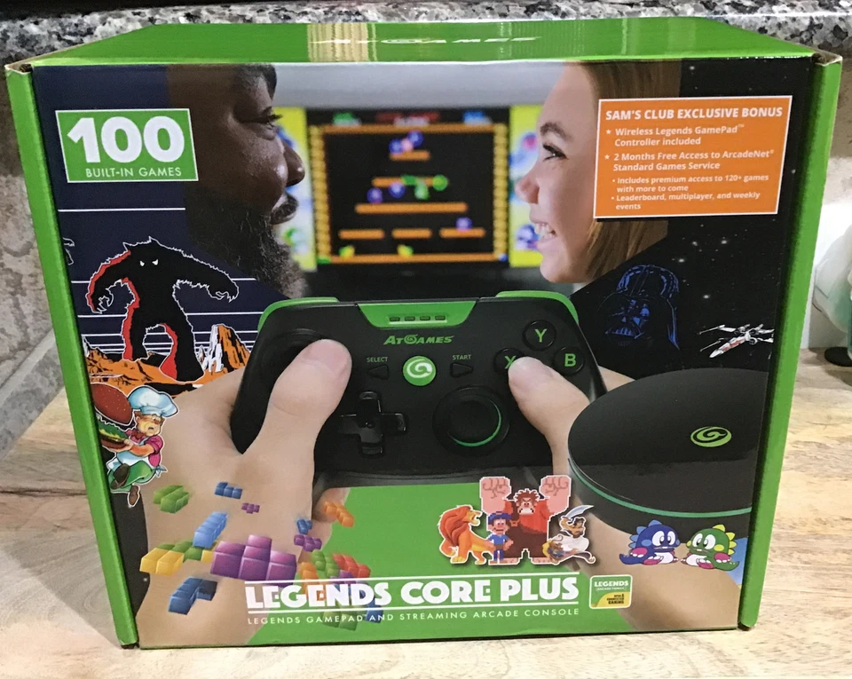 AtGames Legends Core Plus Gamepad & Streaming Arcade Console HA2811S