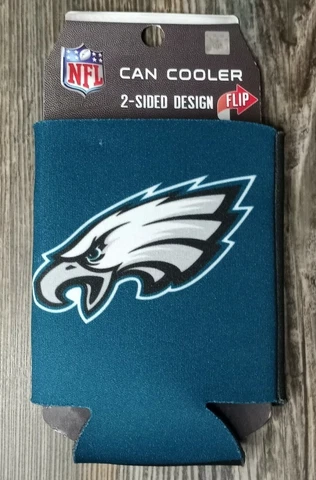 Philadelphia Eagles Coozie NFL License Soft Foam Can Bottle Cooler Koozie Holder Cover