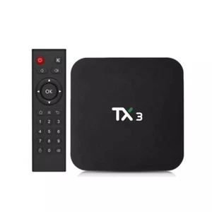 AUSHA TX3 Android Smart Box 4GB RAM 64GB ROM 8K HDR Media Player Smart Streaming - Picture 1 of 8