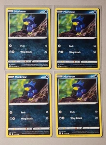 4x Murkrow 114/196 Pokemon card Lost Origin common NM - Picture 1 of 1